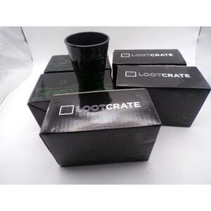 Loot Crate Battlezone 1980 Retro Arcade Shot Glass Set of 10 New in Box Black Gr
